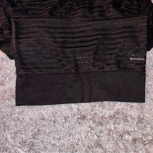 #139 🥀 CATO Short Sleeve Sheer Stripped Blouse - Picture 3 of 6